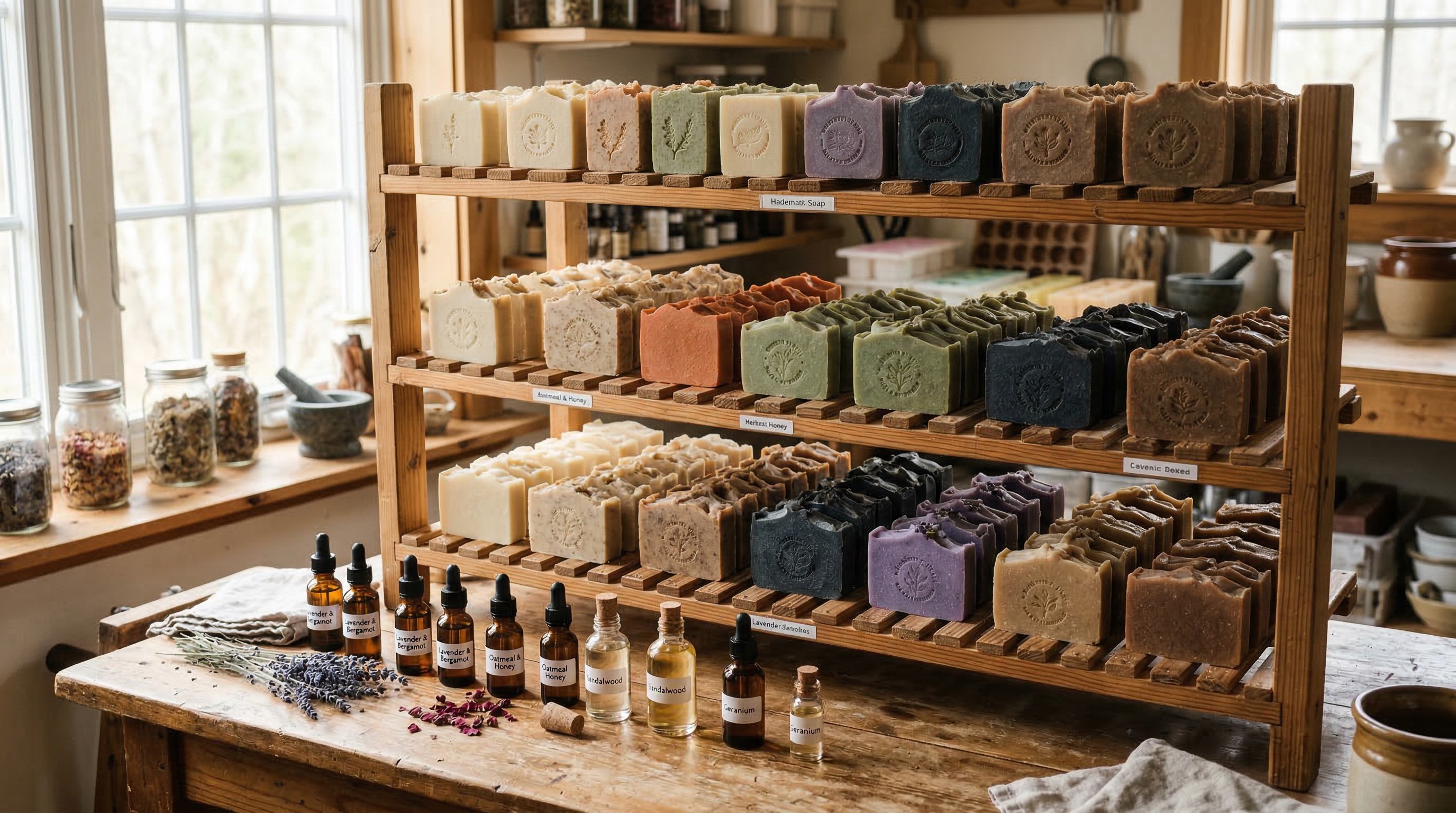 Fragancias para jabones artesanales: dosificación MP, CP y hot process